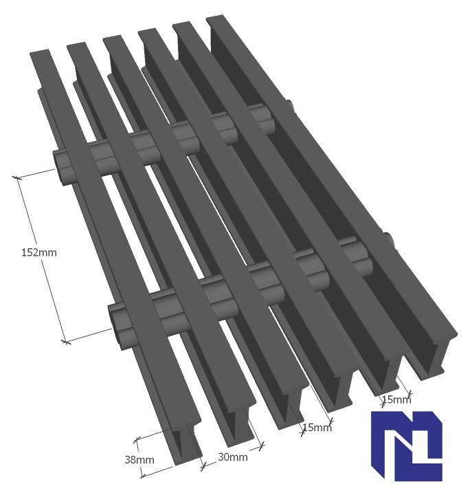   FRP GRATING l Type l-6015 ˿Ƽ